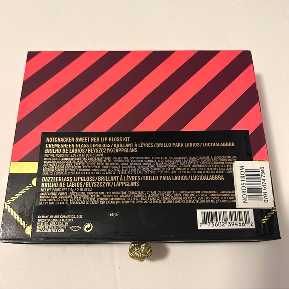 MAC Nutcracker Sweet Red Lip Gloss Kit Set of Four NEW IN BOX - Picture 4 of 6